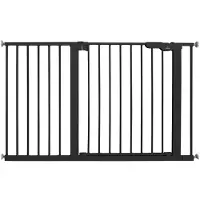 BabyDan Premier Safety Gate Extra Wide Black 119.3-125.6 cm