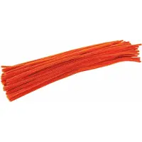Colorations Farben – Orangefarbener Chenille-Faden, 100 Stück