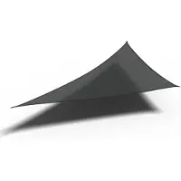 Platinum Siena Garden Sonnensegel 3-Eck Coolfit , schwarz , Maße (cm): B: 400 H: 570