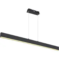 Globo Lighting Hängeleuchte Metall schwarz matt, LED