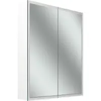 Schneider GLOW D2W Spiegelschrank, 2 Türen 30/30cm, 613x136x736mm, rundum Beleuchtung, Dim2Warm, 218.064.02.02