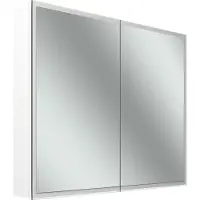 Schneider GLOW D2W Spiegelschrank, 2 Türen 45/45cm, 913x136x736mm, rundum Beleuchtung, Dim2Warm, 218.090.02.02