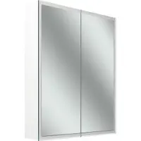 Schneider GLOW D2W Spiegelschrank, 2 Türen 30/30cm, 613x136x736mm, rundum Beleuchtung, Dim2Warm, 218.063.02.02