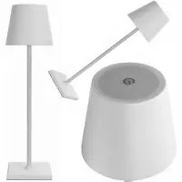VERK 12314 LED-Touchlampe, 1500-mAh-Akku, 3 W, weiß