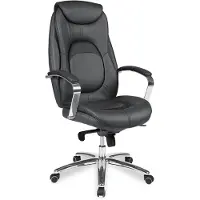 Duo Collection Chefsessel "Mattes XXL", grau (anthrazit, schwarz), Kunstleder, Stühle, Chefsessel, mit gepolsterten Armlehnen