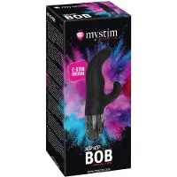 Mystim Hop Bob eStim Vibrator black 1 St