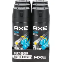 USY AXE Alaska Deo 6x 150ml Deospray Deodorant Bodyspray ohne Aluminium Herren Männer Men