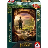 Schmidt Spiele 58552 Der Hobbit Leaving Bag End Puzzle, 1.000 Teile, 1000 Stück(e), Fernsehen/Filme, 12 Jahr(e)