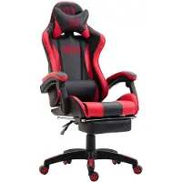 CLP Gaming Bürostuhl Ignite höhenverstellbar und drehbar | Farbe schwarz/rot