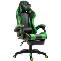 CLP Gaming Bürostuhl Ignite höhenverstellbar und drehbar | Farbe schwarz/grün