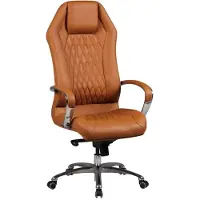 KADIMA DESIGN Chefsessel "Milano" Echtleder, Multiblockwippmechanik, Lendenwirbelunterstützung, Aluminiumfußkreuz. Beige, 70x67x136 cm |