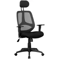 KADIMA DESIGN Komfortabler Bürostuhl: Ergonomisches Design, verstellbare Kopfstütze/Armlehnen, Netzbezug, 120 kg Belastbarkeit. 61x57x127 cm |