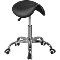 KADIMA DESIGN Sattelhocker höhenverstellbar, belastbar bis 100 kg, anpassbar in Schwarz | Gr.: onesize