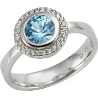 Celesta 925/- Sterling Silber in Silbergrau | Gr.: 56