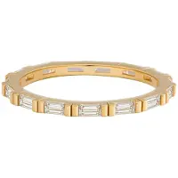 Cai Ring 925 Silber vergoldet mit Zirkonia