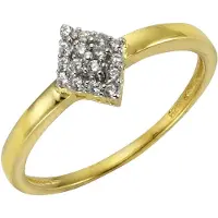 Diamonds by Ellen K. Fascination by Ellen K. Ring 375 Gelb Zirkonia