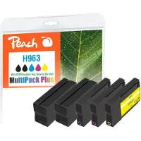 Peach 6ZC70AE, Schwarz, Cyan, Magenta, Gelb, 30 ml, 14 ml, 5 Stück(e), 1000 Seiten, Multipack