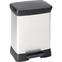 Curver Deco Bins Deco, 28 l, Rechteckig, Kunststoff, Schwarz, Grau, Kunststoff, Terrasse