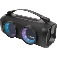 Deltaco CMB-100, 8 W, 16 W, Verkabelt & Kabellos, USB Typ-A, USB Typ-C, Tragbarer Stereo-Lautsprecher, Schwarz