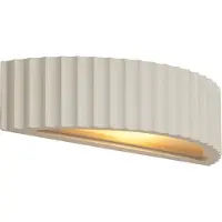 QAZQA Skandinavische Wandleuchte Weiß Organisch - Plaster