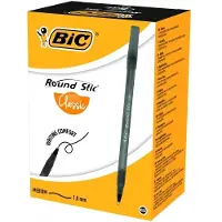 BIC Round Stic Stick-Kugelschreiber Medium (e)