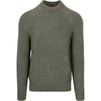 Superdry für Herren. M6110634A Dicker grüner Raglan-Pullover (XL), Lässig, Polyester