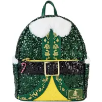 Loungefly Elf Buddy Sequin Cosplay Mini Rucksack