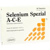 Stroschein Gesundkost Ammersbek GmbH Selenium Spezial A-C-E Tabletten, 30 St. Tabletten