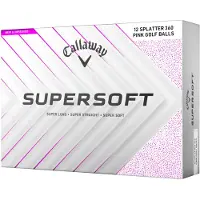 Callaway Golfbälle Supersoft Splatter 360 - 12er Pack , pink