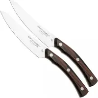 Due Cigni 2C910ZW Arne Line 2-teiliges Steakmesser Set, Ziricote Wood