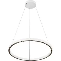 SLV 1007664 ONE CUBE, LED Pendelleuchte, 300cm, 4000K, DALI 2, Touch, weiß