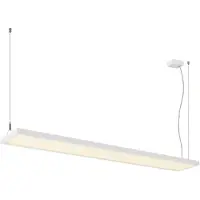 SLV 1007472 WORKLIGHT PRO 150, LED Pendelleuchte, 150cm, 4000K, DALI, Touch, weiß