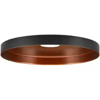 SLV Mix&Match Lampenschirm Lalu Plate 15 in Schwarz-matt und Bronze-matt