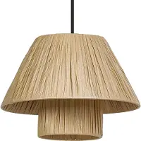 Ledvance Decor Bambus Papier Hütte Pendelleuchte 280 E27 Braun
