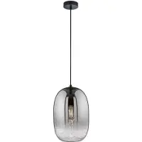 FISCHER&HONSEL GMBH Hängelampe aus Rauchglas Trace