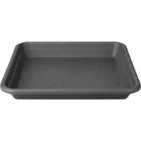 Elho Universal Untertasse quadratisch 35cm antra (zwart)