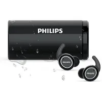 Philips TPV ST 702 BK, True Wireless Stereo (TWS), 20 - 20000 Hz, Anrufe/Musik, 64 g, Kopfhörer, Schwarz