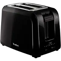 Tefal TT1A28, 2 Scheibe(n), Schwarz, Tasten, 800 W