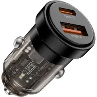 Tech-Protect Cc03 2-Port Autoladegerät Pd30W/Qc3.0 Schwarz