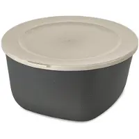 Koziol Frischhaltebox Bio-Circulair Connect Box Nature Ash Grey 4L