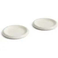 HAY - Barro Teller Ø18 cm - 2er-Set (Eierschalenweiß)