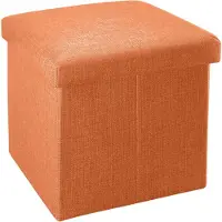 Intirilife Sitzwürfel MANDARINEN ORANGE