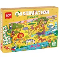 APLI Kids 19221, 60 Stück(e), Tiere, 4 Jahr(e)