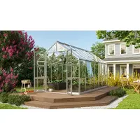 Vitavia Gewächshaus "Olymp 11500" aluminium 11,5 m² 3 mm ESG