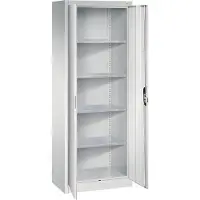 C+P Werkstattschrank | HxBxT 195x70x40cm | Lichtgrau von PROREGAL