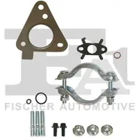 FA1 KT220280 Montagesatz Turbolader für RENAULT ESPACE IV (JK0/1) LAGUNA II Grandtour (KG0/1) LAGUNA II (BG0/1) Vel Satis Schrägheck