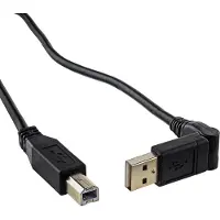 Schwaiger CKS1630 533, 3 m, USB A, USB B, USB 2.0, Männlich/Männlich, Schwarz