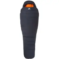 Mountain Equipment Glacier 700 - Long Left Zip - Daunenschlafsack - Obsidian - STK