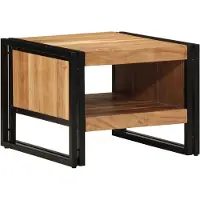 vidaXL Couchtisch 50x50x38 cm Massivholz Akazie