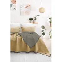 Hobby Hall L'Essentiel Linge de Maison, Alda - Yellow, Bettwäsche-Set, Bettwäsche-Set, 70 % BAUMWOLLE, 30 % POLYESTER, 240 x 260 cm 157SHS6767